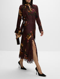 Lou Skirt,CARA CARA,ARIANA FLORA MERLOT,Image 3