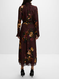 Sundance Blouse,CARA CARA,ARIANA FLORA MERLOT,Image 3