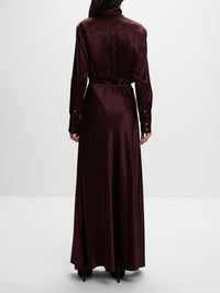 Sienna Skirt,KULSON,BORDEAUX,Image 4