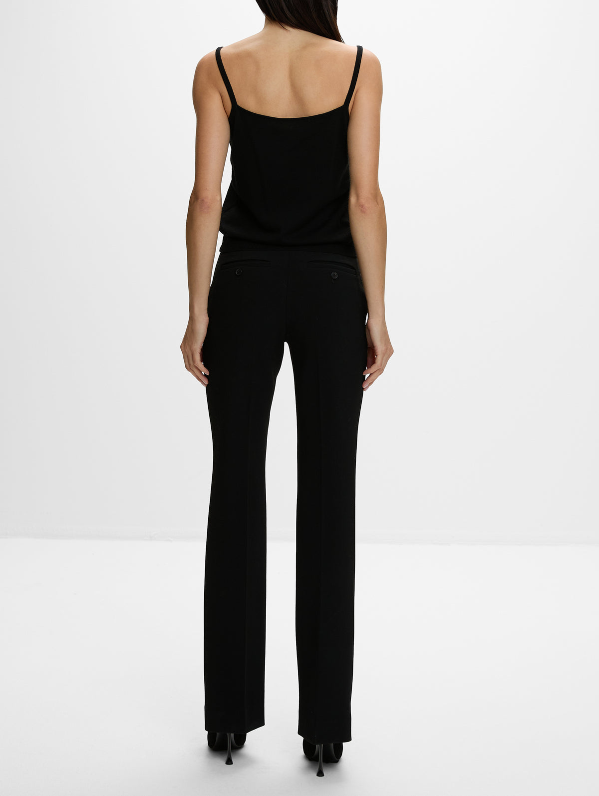 Elena Lace Cami Top,ULLA JOHNSON,NOIR,Image 3