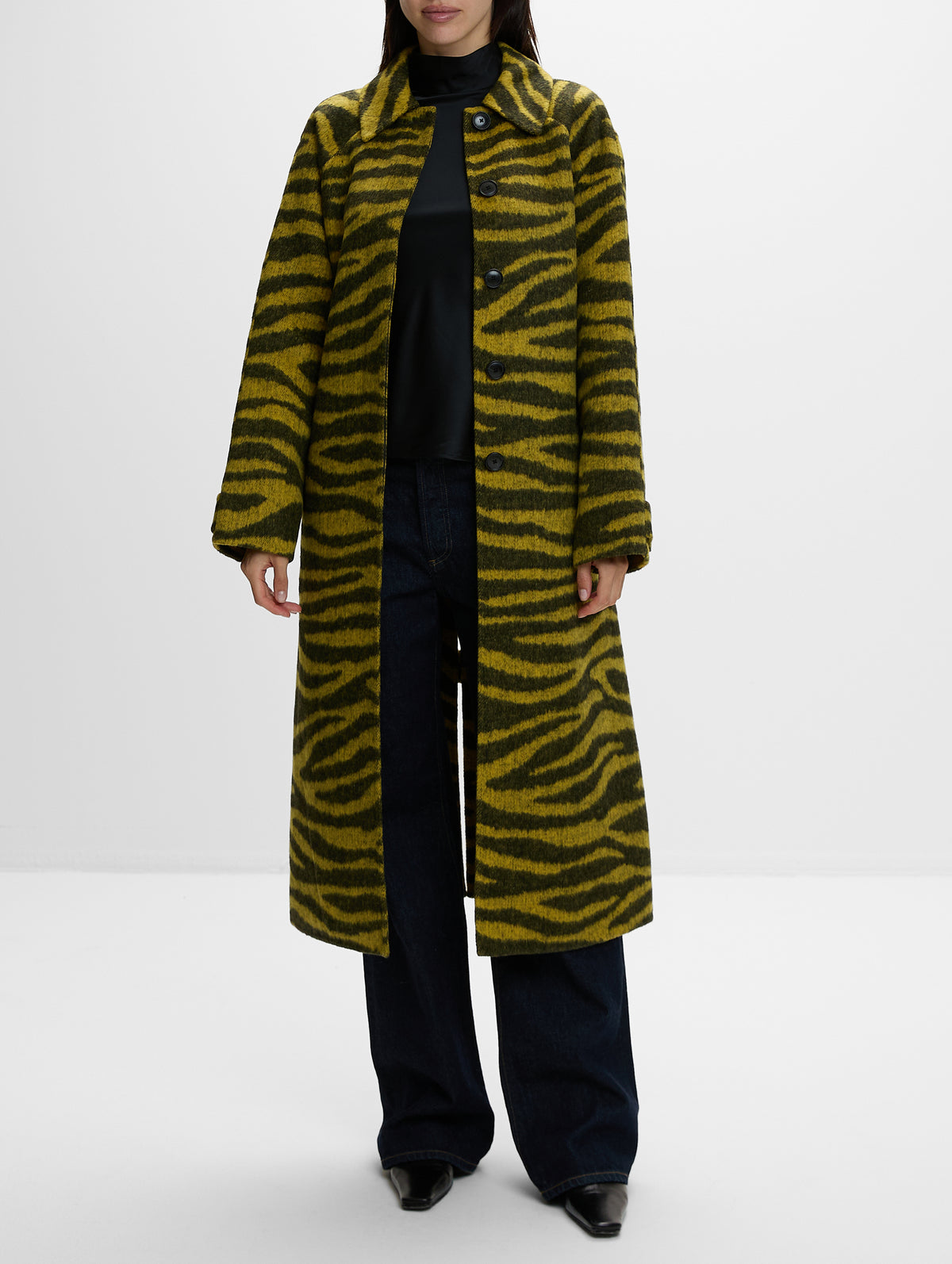 Juliette Coat,PROENZA SCHOULER WHITE LABEL,HEMP BLACK,Image 2