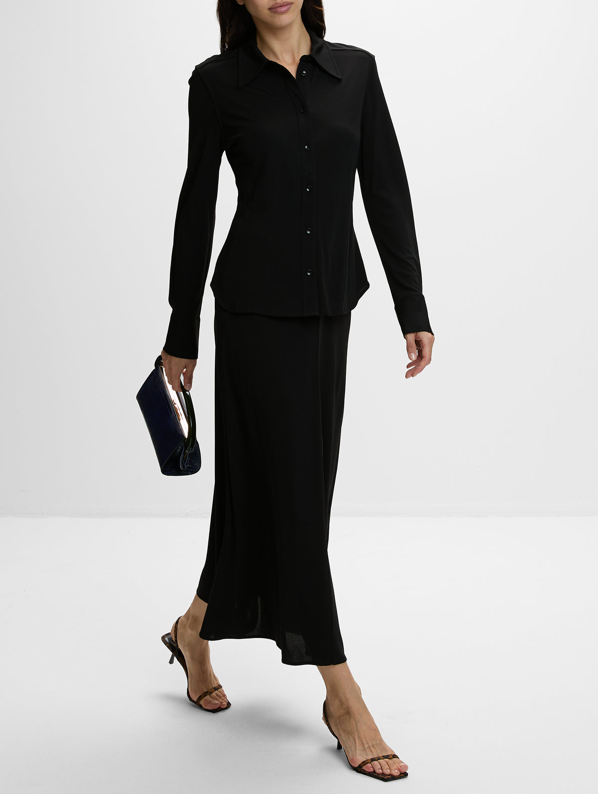 Merce Maxi Skirt,APIECE APART,BLACK,Image 3