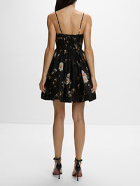 Ascent Corseted Mini Dress,ZIMMERMANN,BLACK ROSE MALLOW,Image 4