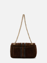 Gg Marmont Shoulder Bag,GUCCI,DARK BROWN,Image 3
