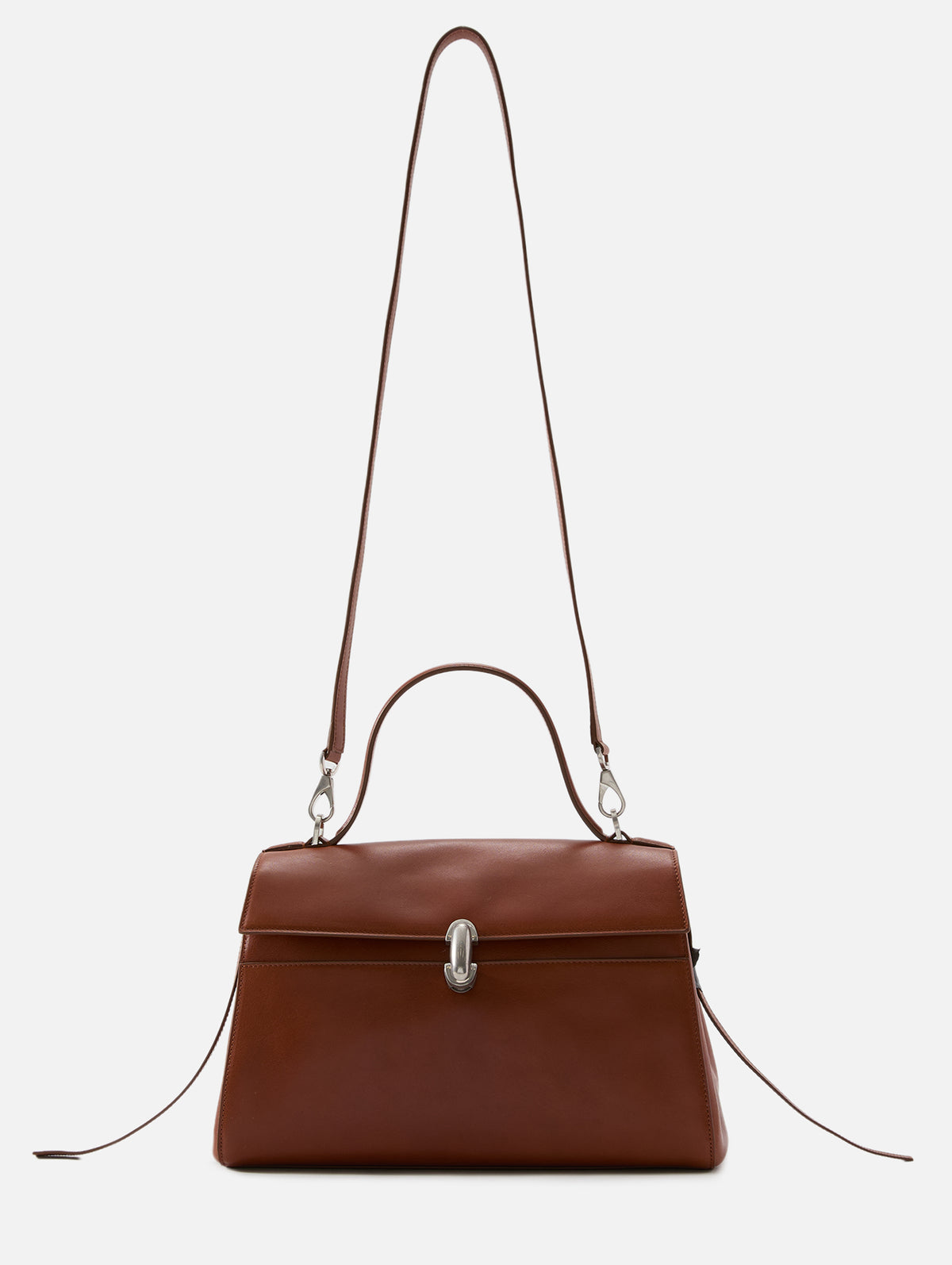 Symmetry Top Handle Bag,SAVETTE,COGNAC,Image 4