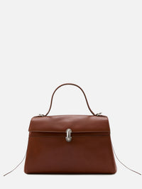 Symmetry Top Handle Bag,SAVETTE,COGNAC,Image 1