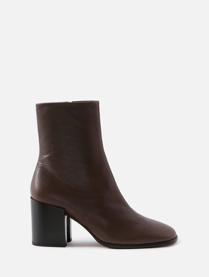 Ankle Bootie,DRIES VAN NOTEN,DARK BROWN,Image 1