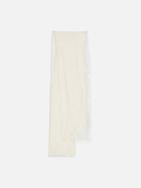 Cashmere Felted Stole,COMMUNITE,CLOUD DANCER,Image 1