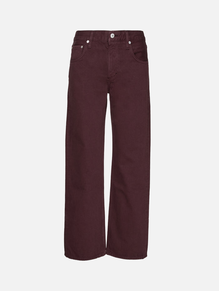Lindz Easy Straight Jean,CITIZENS OF HUMANITY,BURGUNDY,Image 1