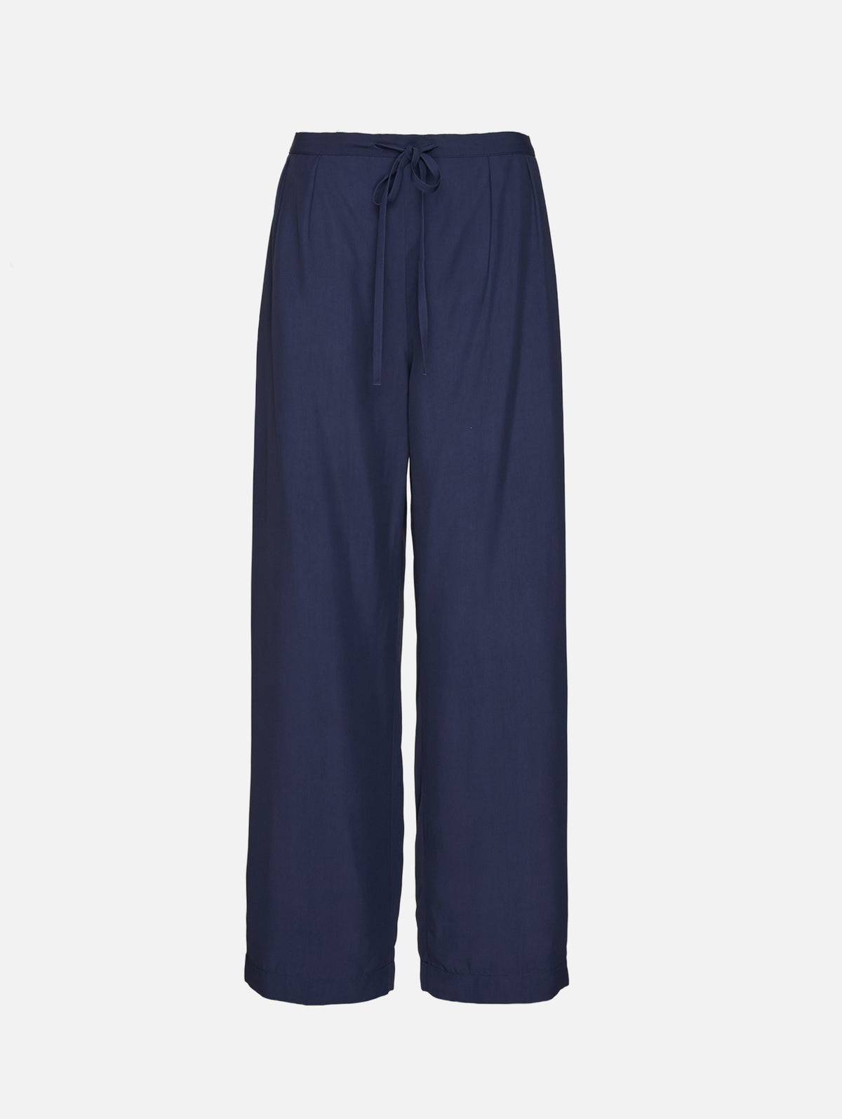 Ellon Straight Pant,LOULOU DE SAISON,NAVY,Image 1