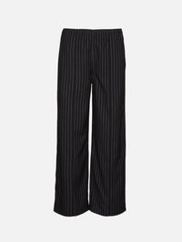 Tracksuit Pintuck Pant,THE GREAT,BLACK CREAM PINSTRIPE,Image 1