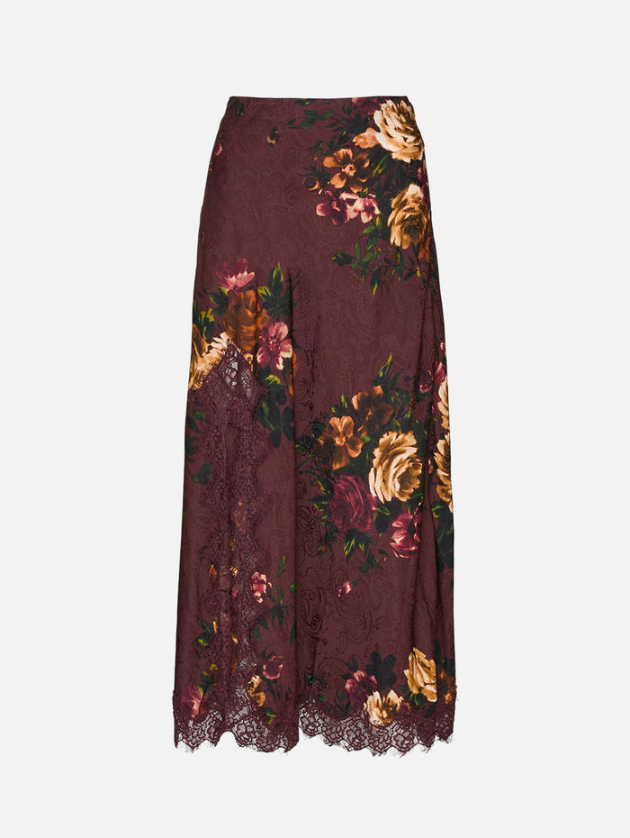 Lou Skirt,CARA CARA,ARIANA FLORA MERLOT,Image 1
