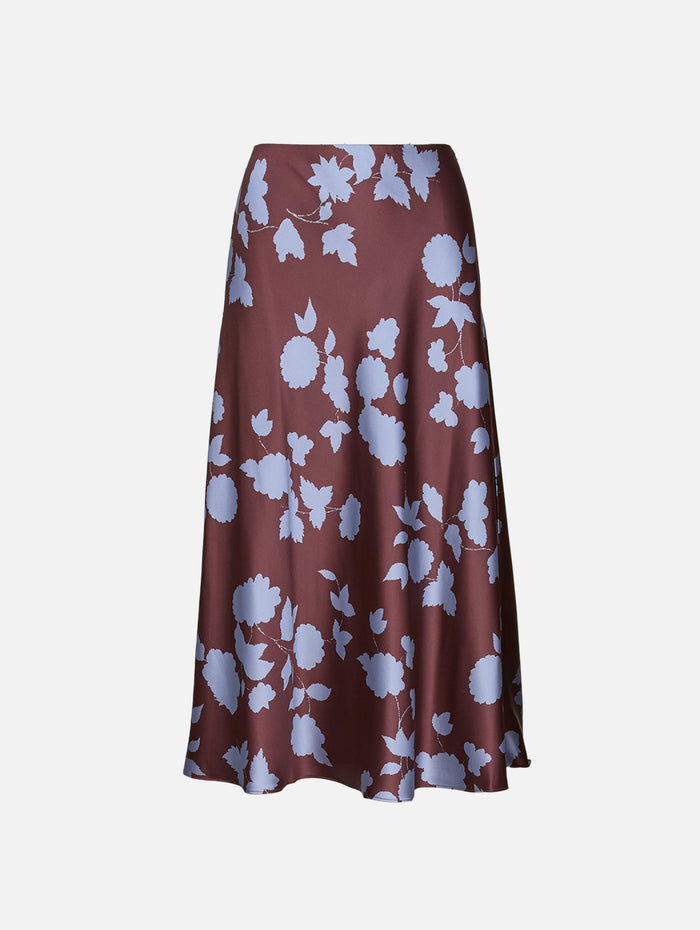 Beth Skirt,TANYA TAYLOR,DEEP REDWOOD MULTICOLOR,Image 1