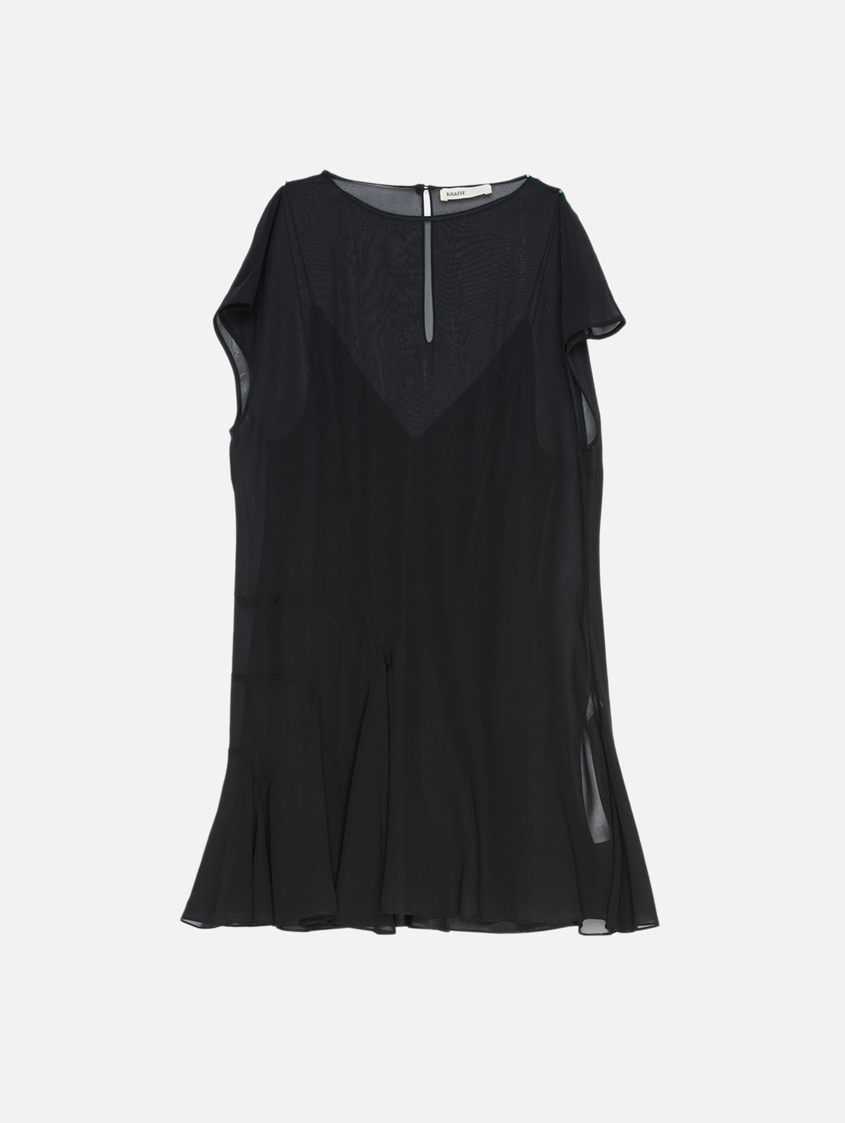 Scarla Dress,KHAITE,BLACK,Image 1