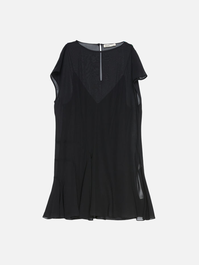 Scarla Dress,KHAITE,BLACK,Image 1