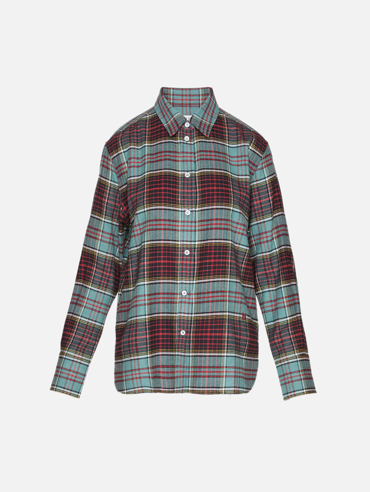 Plaid Jasper Shirt,HIGH SPORT,SAGE RED,Image 1