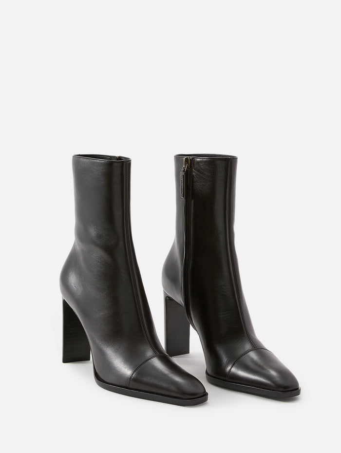 Venetia Bootie,SAINT LAURENT,KING BROWN,Image 2