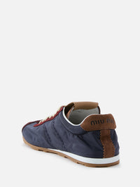 Plume Sneaker,MIU MIU,BLU BORDEAUX,Image 3