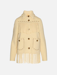 Western Fringe Jacket,GUEST IN RESIDENCE,BUTTER,Image 1