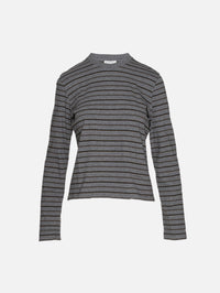 Wynn Long Sleeve Tee,KALLMEYER,CHARCOAL STRIPE,Image 1
