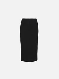 Jersey Skirt,MAX MARA,BLACK,Image 1