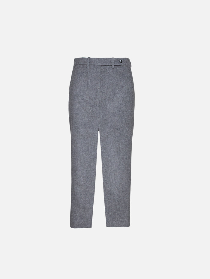Tailored Pencil Skirt,CO,GREY MELANGE,Image 1