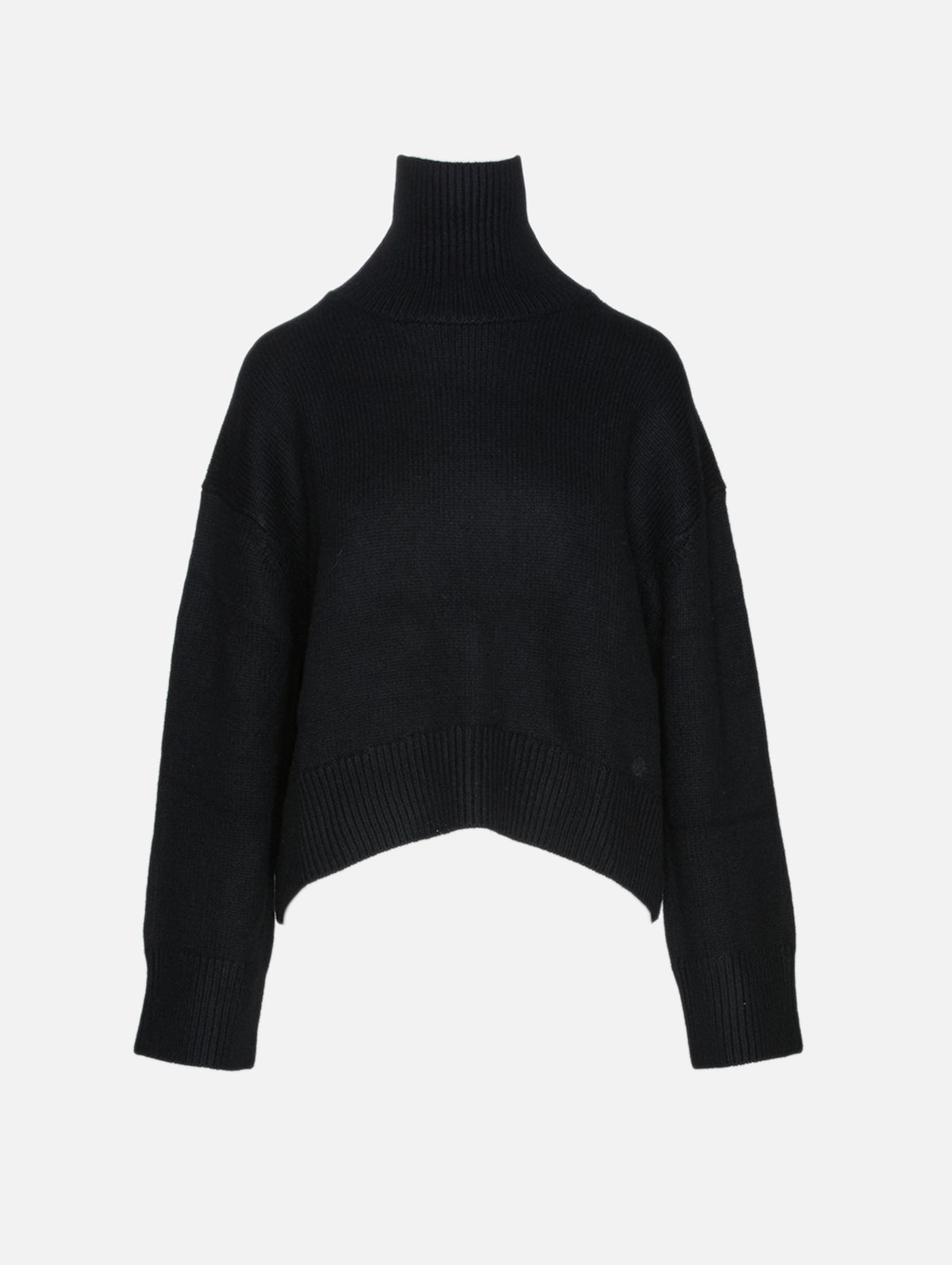Jonah Turtleneck Sweater,LOULOU DE SAISON,BLACK,Image 1