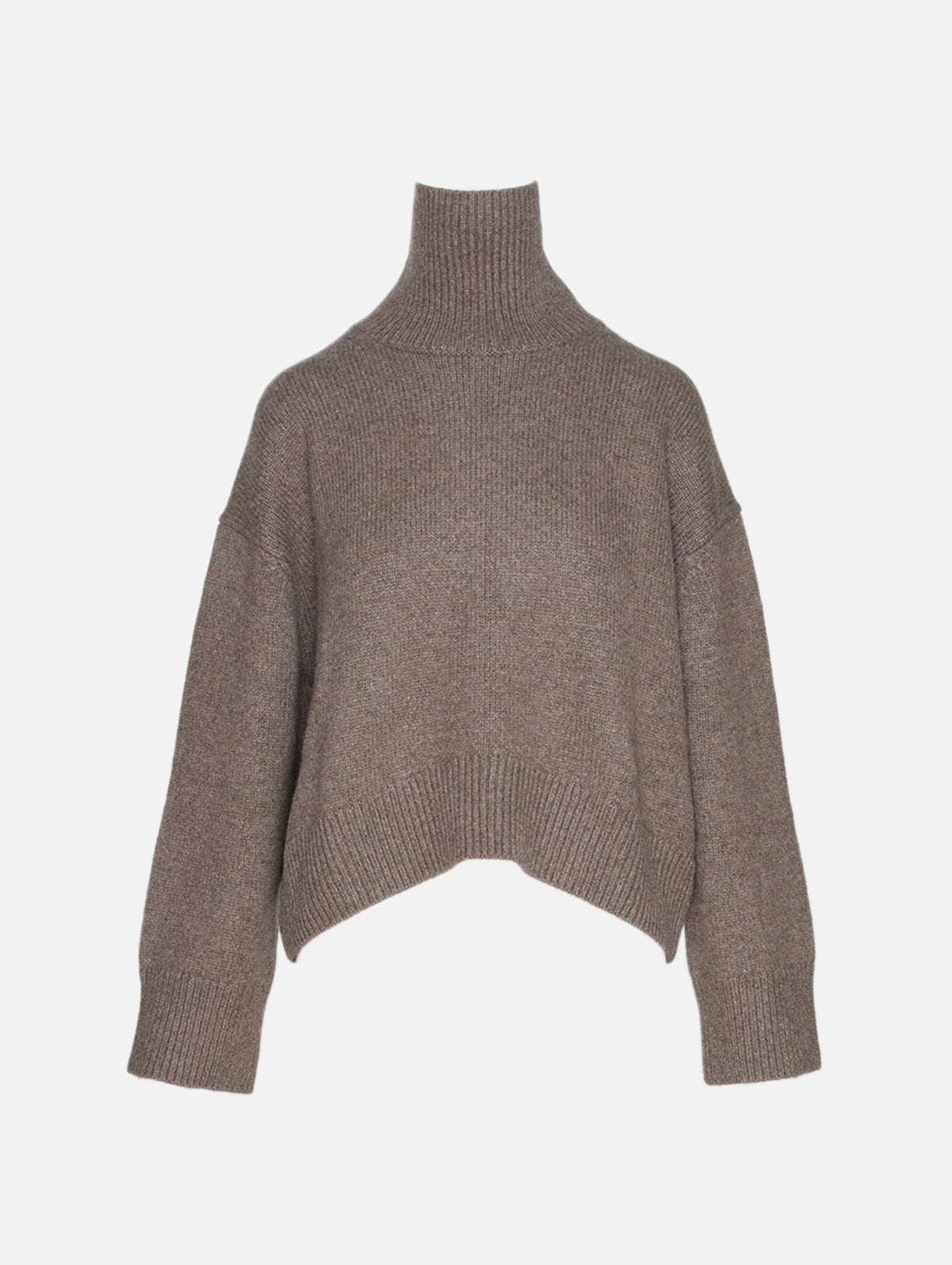 Jonah Turtleneck Sweater,LOULOU DE SAISON,NUTMEG MELANGE,Image 2