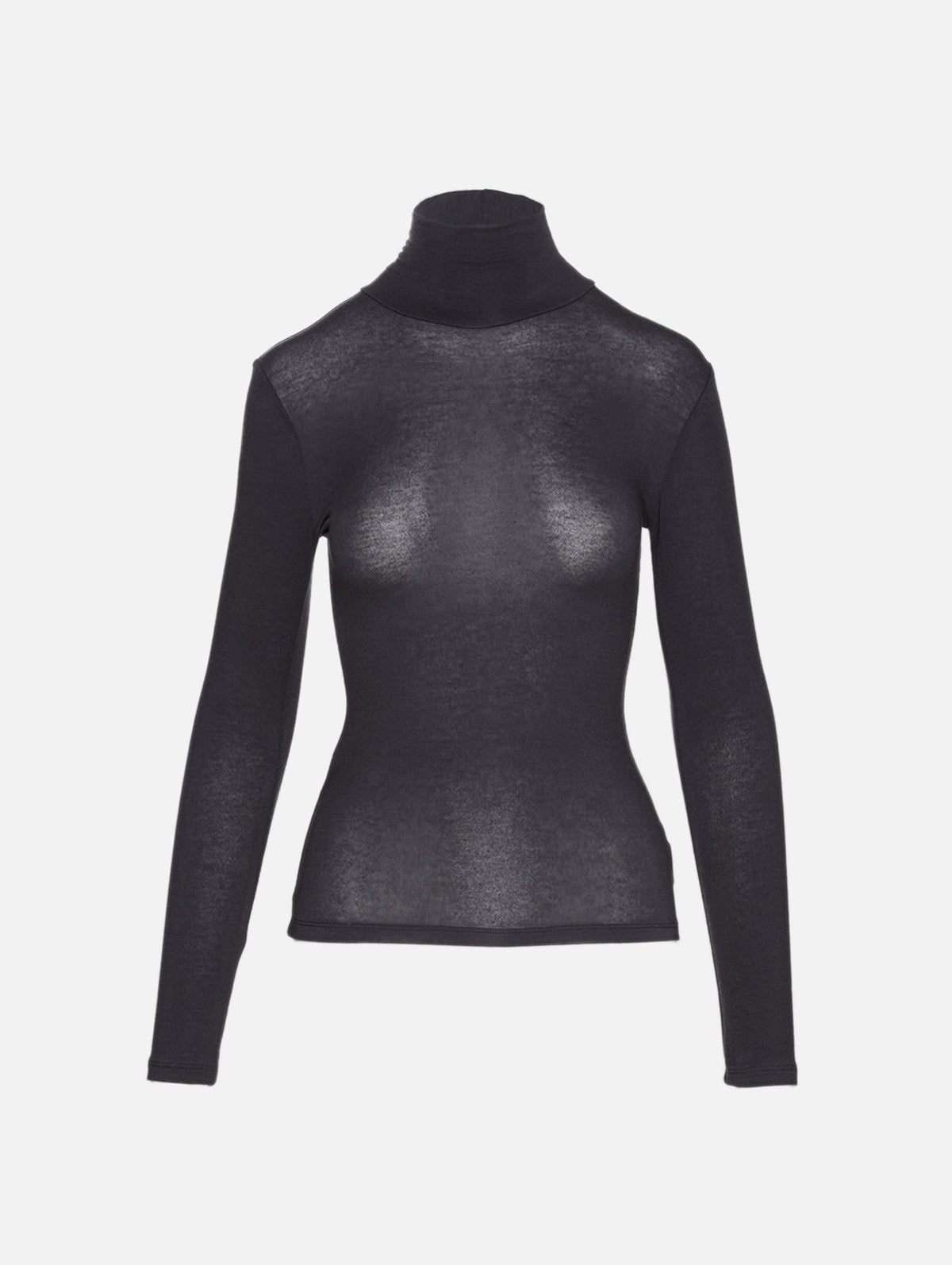 Jade Long Sleeve Turtleneck,ELYSEWALKER LABEL,CHARCOAL,Image 1