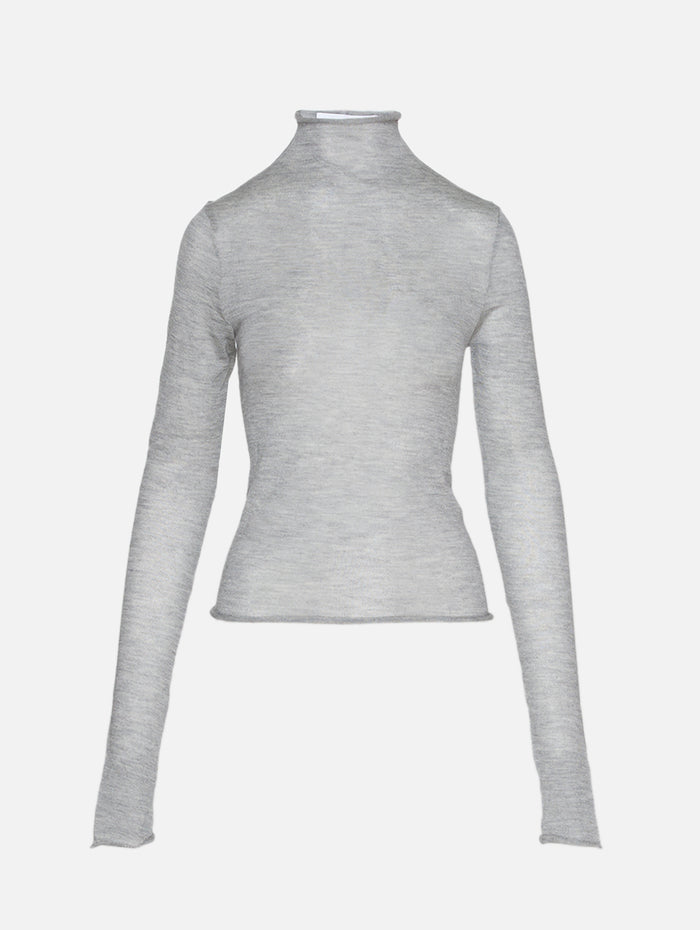 Lenny Cashmere Knit Top,CHRISTOPHER ESBER,GREY MARLE,Image 1