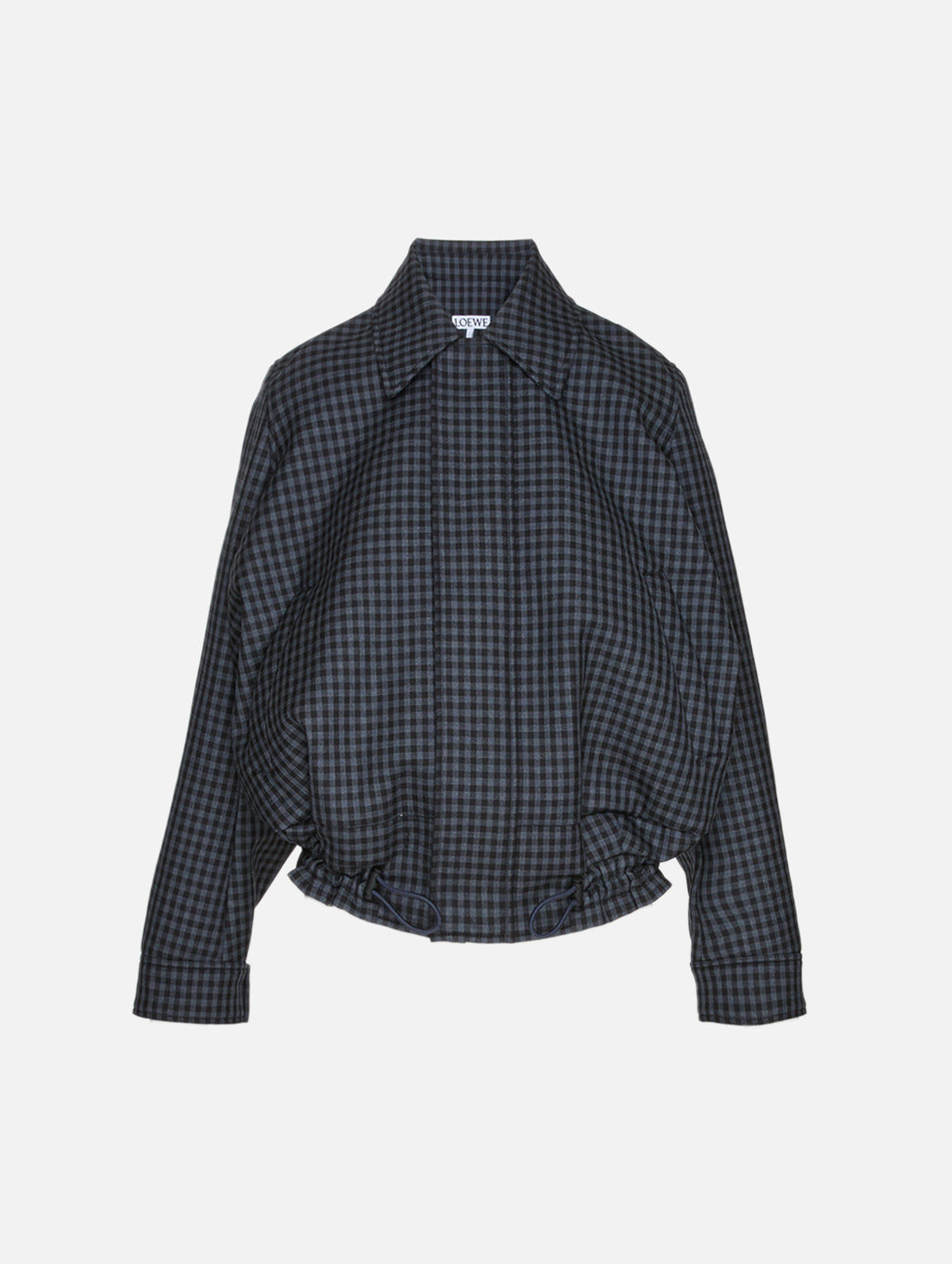 Drawstring Jacket,LOEWE,BLUE BLACK,Image 1