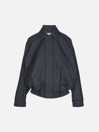 Drawstring Jacket,LOEWE,BLUE BLACK,Image 2