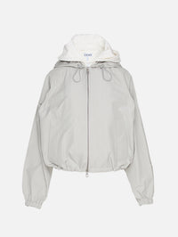 Hooded Jacket,LOEWE,LIGHT GREY,Image 2
