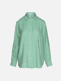 Longsleeve Shirt,LOEWE,GREEN WHITE,Image 2