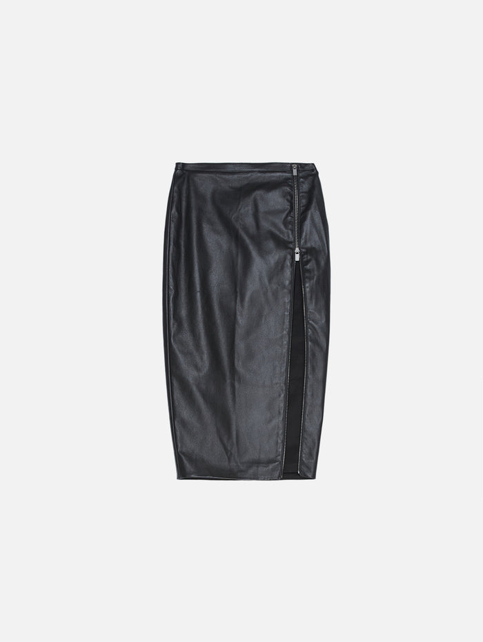 Smooth Stretch Skirt,GUCCI,BLACK,Image 1