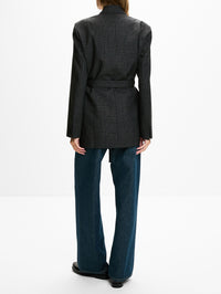 Tailored Robe Blazer,6397,GRAPHITE,Image 3