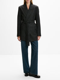 Tailored Robe Blazer,6397,GRAPHITE,Image 2