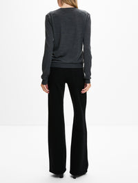 V Neck Sweater,6397,GRAPHITE,Image 3