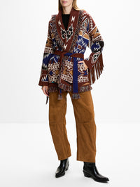The Amazing Jorney Cardigan,ALANUI,NIGHT BLUE TABACCO,Image 2