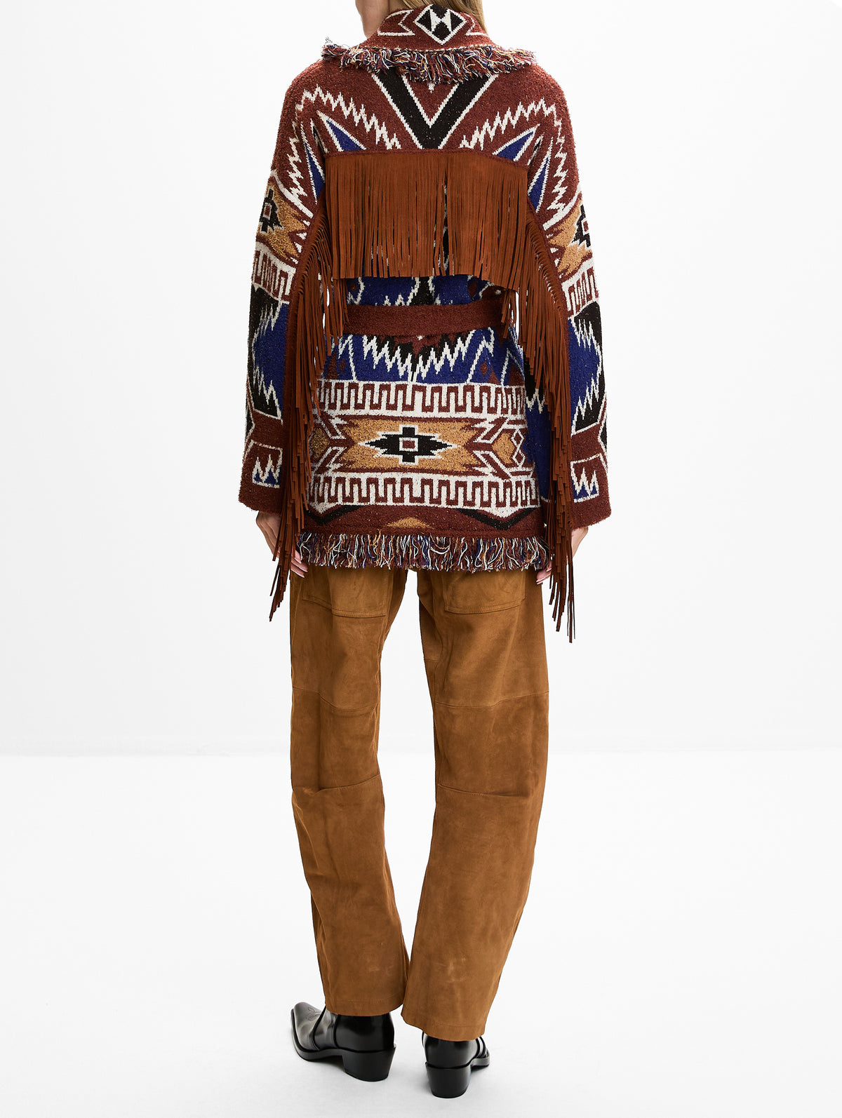 The Amazing Jorney Cardigan,ALANUI,NIGHT BLUE TABACCO,Image 3