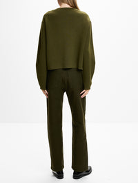 Classic Cardigan,B SIDES,OLIVE,Image 3