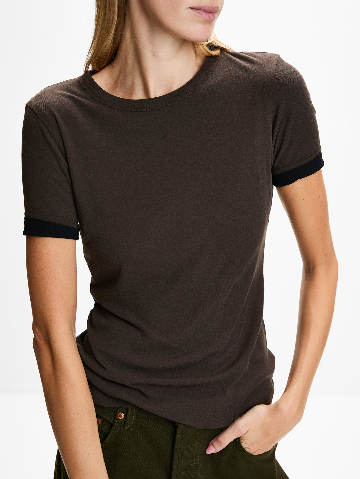 Double Tee,B SIDES,WALNUT/BLACK,Image 4