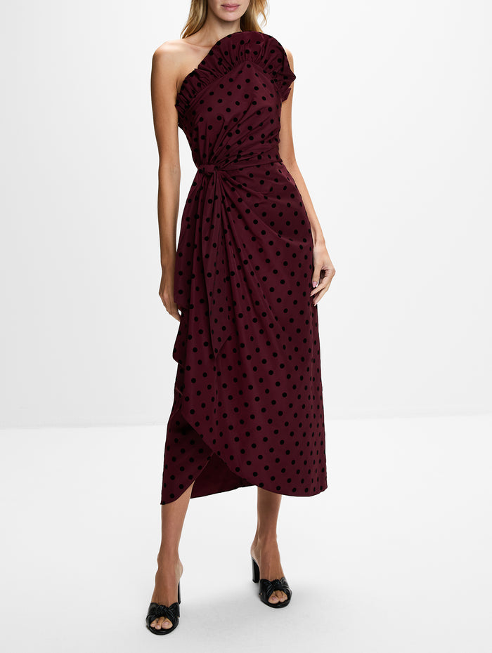 Charlotte Dress,DELPHINE,PINOT MULTI,Image 1