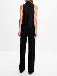 Palmer Short Sleeve Blouse,ELYSEWALKER LABEL,BLACK,Image 3