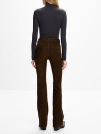 Micro Flare Pant,SPRWMN,AMERICANO,Image 3