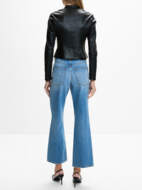 Smooth Stretch Jacket,GUCCI,BLACK,Image 3