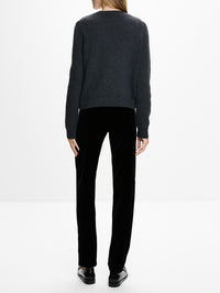 Leta Sweater,KHAITE,CHARCOAL,Image 3