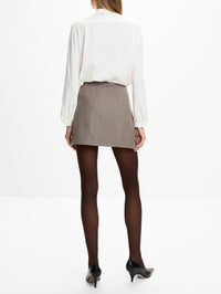 Kenna Mini Skirt,KALLMEYER,MOCHA,Image 4