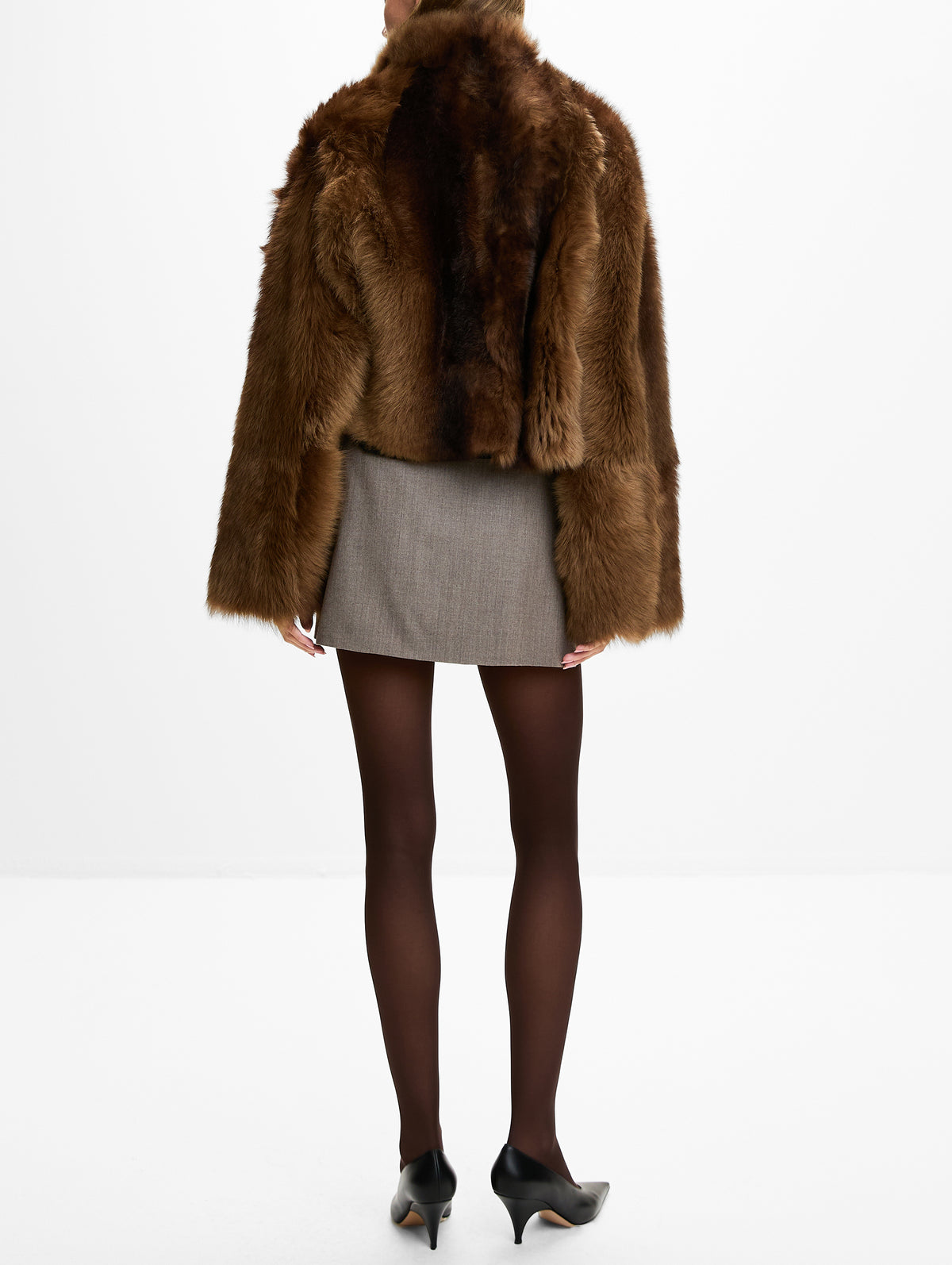 Cameron Jacket,NOUR HAMMOUR,BURNT TOFFEE,Image 3