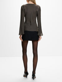 Kenna Mini Skirt,KALLMEYER,GRAPHITE,Image 4
